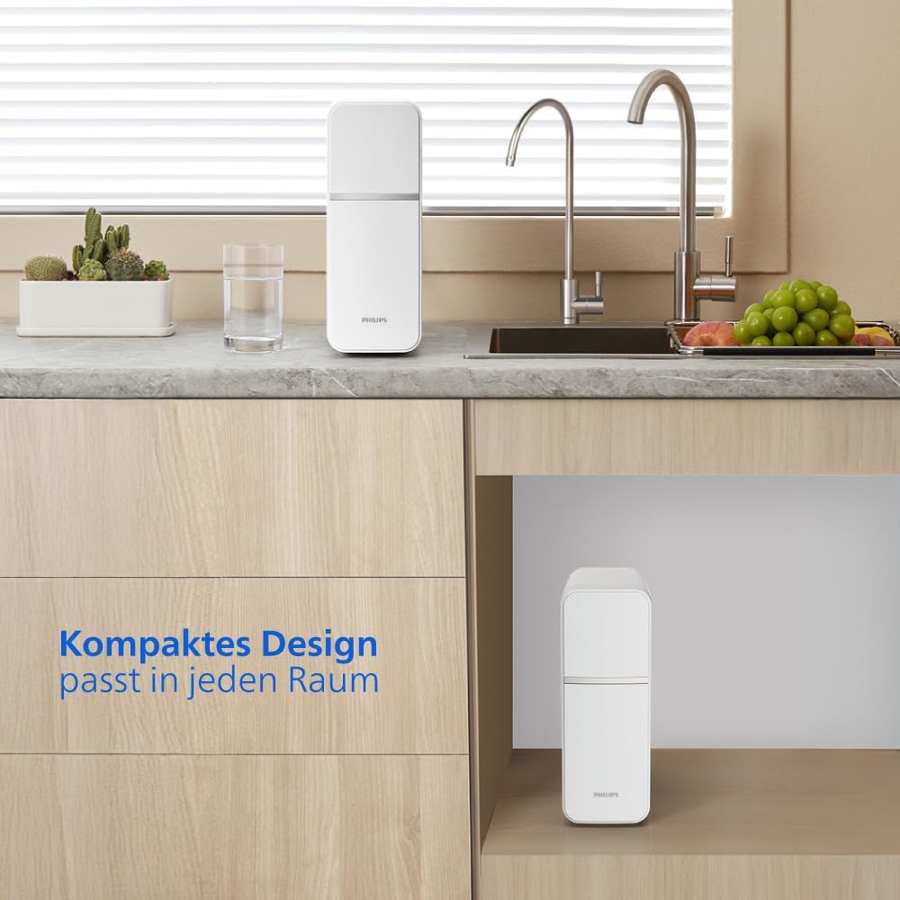 Philips Wasser-Mikrofiltrationssystem, verbesserter Wassergeschmack, langlebiger Filter, kompaktes Design und einfache Installation – Bild 7