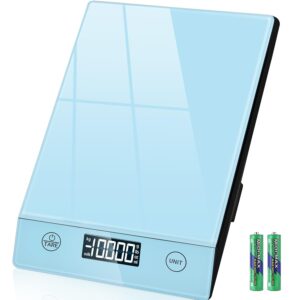 Digitale Küchenwaage, 10 kg, Glas,...