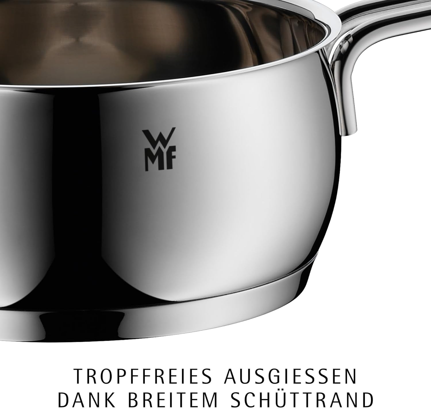 WMF Topfset 5-teilig, Qualität, ein Dampfabzug, Glasdeckel, Cromargan® Edelstahl poliert, für Induktionsherde geeignet, spülmaschinenfest – Bild 6