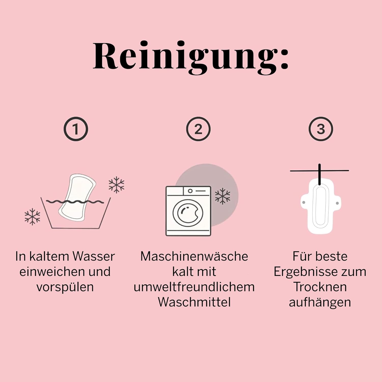 Pixie Baumwoll-Stoffeinlagen, 100 % wiederverwendbare Bio-Baumwolle, Platz 1 für weichste Menstruationseinlagen, maschinenwaschbar, inklusive Nassbeutel (normal, 5er-Pack) – Bild 6