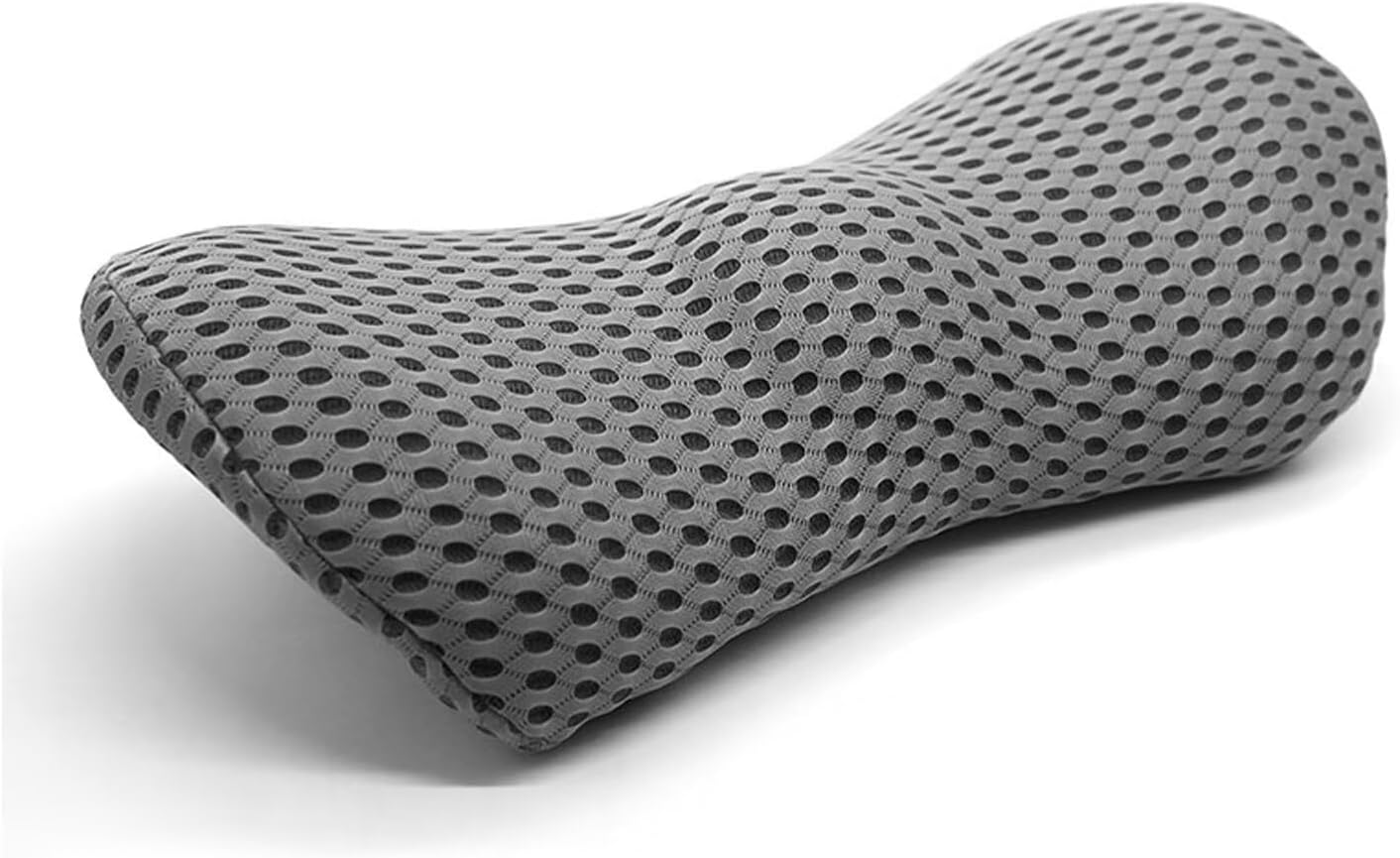 Lendenkissen Memory Foam Lendenstützkissen zum Schlafen 46 x 23 x 11 cm, Rückenschmerzkissen für Bett/Stuhl/Autositz/Bürostuhl, zur Linderung von Schmerzen im unteren Rücken