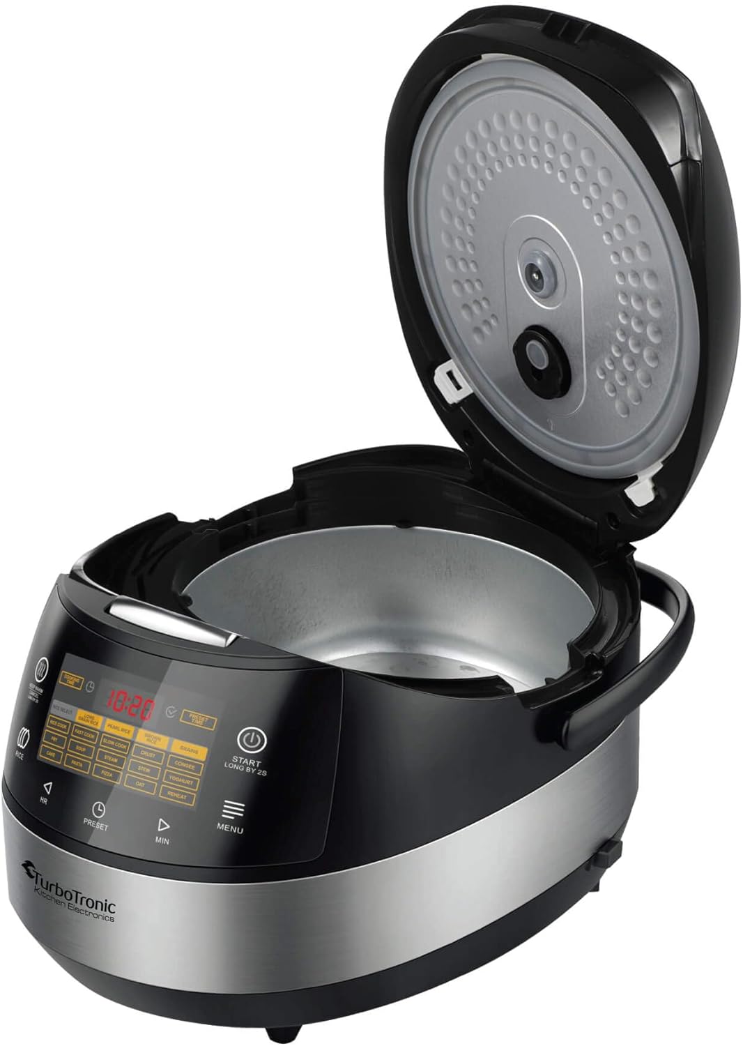 TurboTronic TT-DMC22 Multikocher, 5 l Fassungsvermögen, 15 Programme, 860 W elektrischer Schon- und Dampfgarer & Reiskocher, automatische Warmhaltefunktion, Multivarka, digitale Kochmaschine – Bild 6