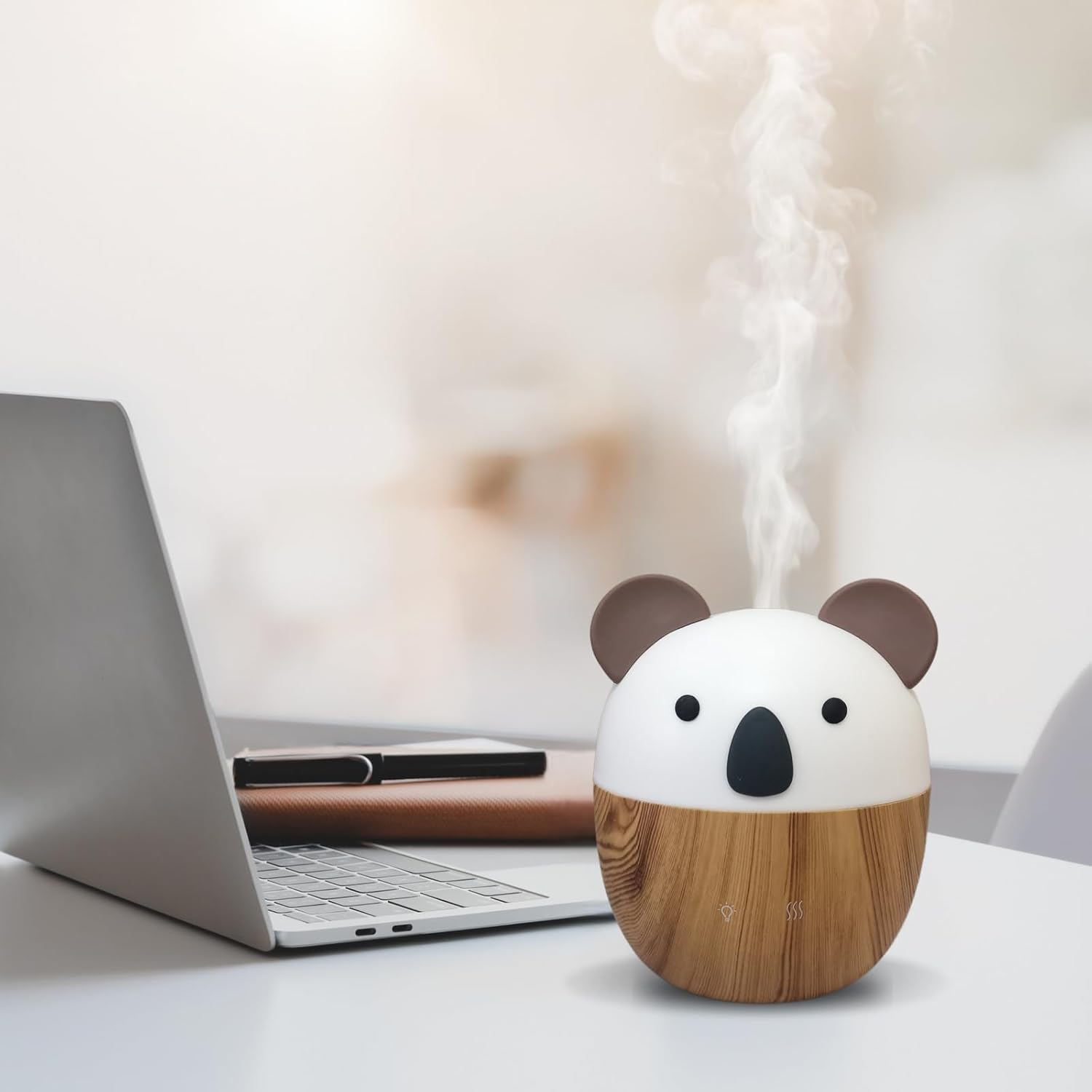 Zen'Arôme Woofie Diffusor für ätherische Öle, Ultraschall-Aromatherapie-Diffusor für kaltes Wasser, elektrischer USB-2-Diffusionsmodus, automatische Abschaltung, LED-Beleuchtung, leise und kompakt – Bild 15
