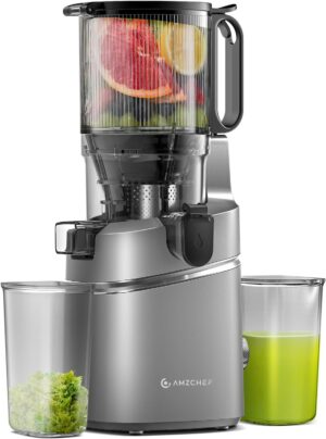 AMZCHEF Slow Juicer Entsafter – E...