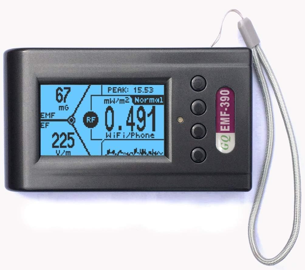 Fortschrittliche elektromagnetische Mehrfeldstrahlung EMF-390 3-in-1 EMF ELF RF HF-Messgerät, Mobilfunk-Turmdetektor-Datenlogger – Bild 2
