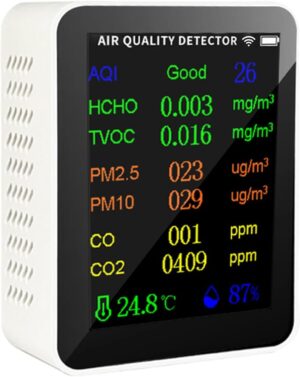 Raumluftqualitätsmonitor, 10-in-1-...