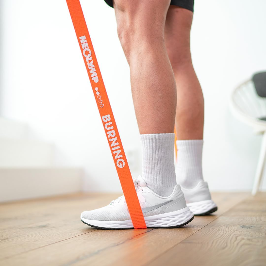 NEOLYMP Fitnessbänder, Widerstandsbänder & Widerstandsbänder – Krafttraining, Muskelaufbau, Gymnastikband-Set, Trainingsbänder waschbar, Fitnesszubehör für Home Gym & Ganzkörpertraining – Bild 6