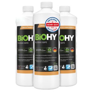 BiOHY Flüssigseife (3 x 1 Liter), ...
