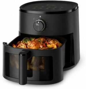 SIMPLUS Heißluftfritteuse 5L mit S...