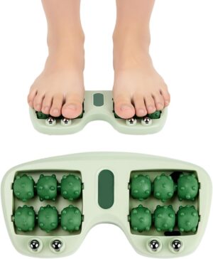 Fußmassageroller, grüner therapeu...