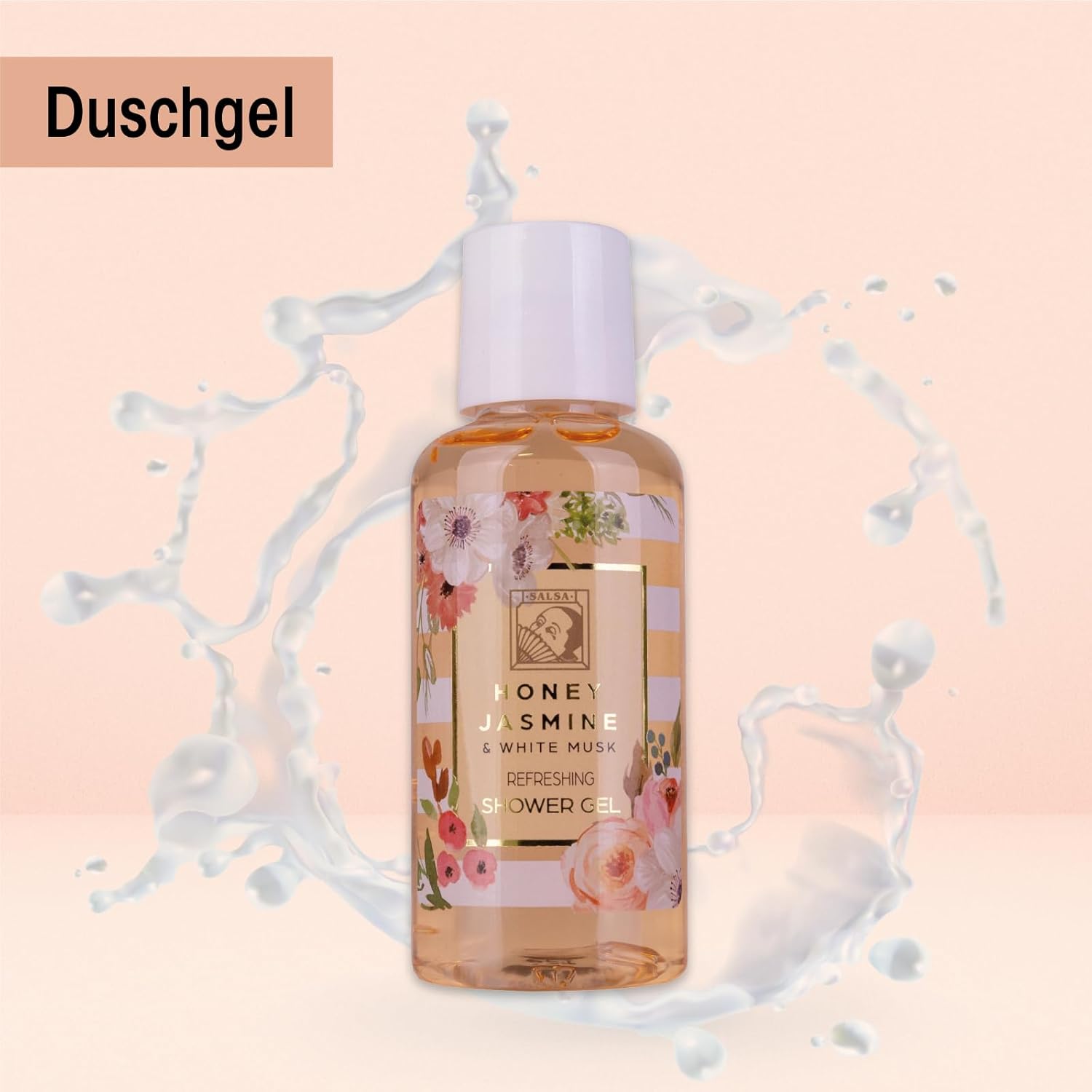 Accentra – Duschset Damen Geschenkset Honey Jasmine in schöner Geschenkbox – 2-teiliges Pflegeset mit Duschgel und Bodylotion – Wellness-Geschenkset zum Valentinstag, Muttertag und Geburtstag – Bild 4