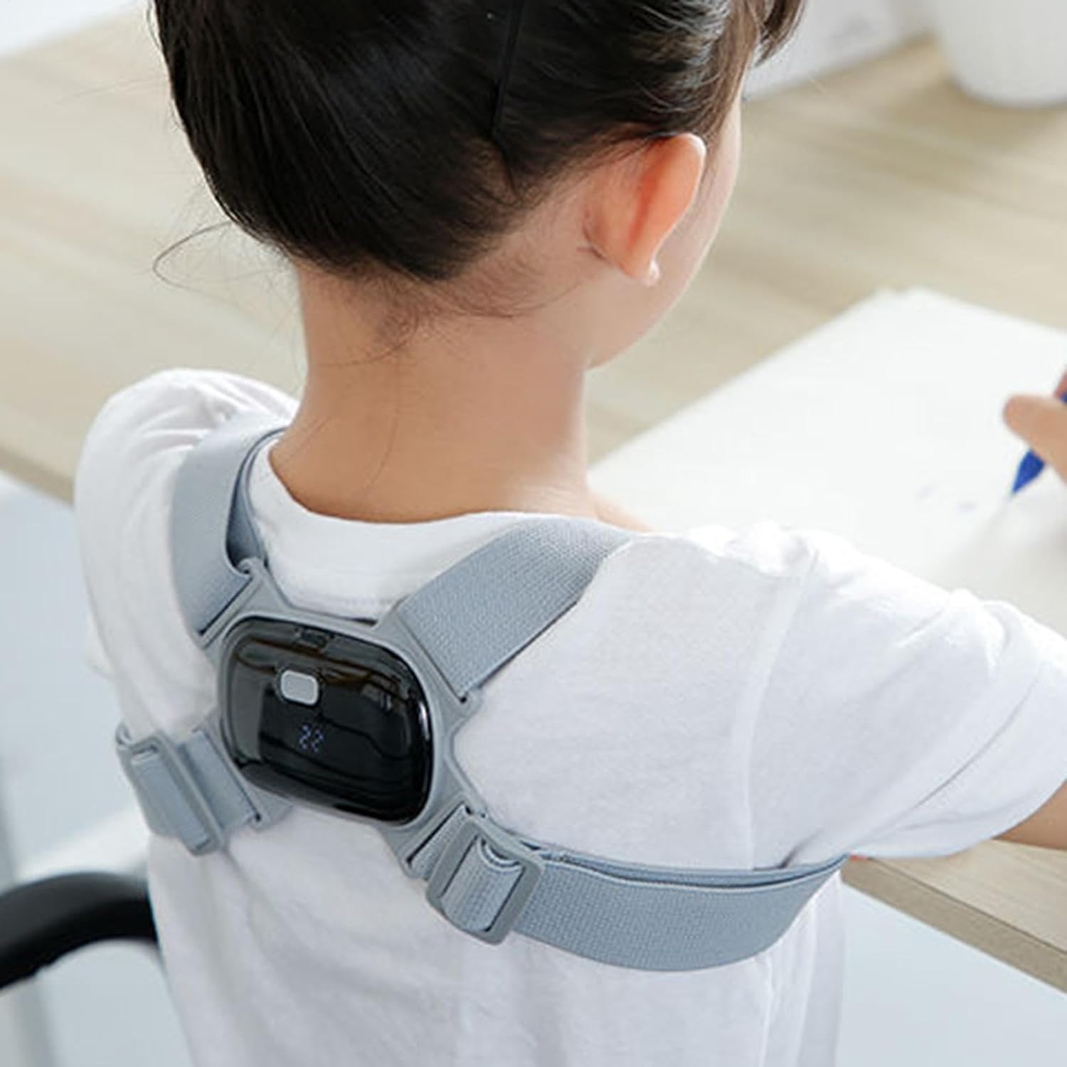 Intelligente Sensor-Vibrations-Haltungskorrektur, Intelligente Haltungskorrektur – Erinnerung für den oberen Rücken | Unterstützung des oberen Rückens | Einstellbare Schulterausrichtung für – Bild 2