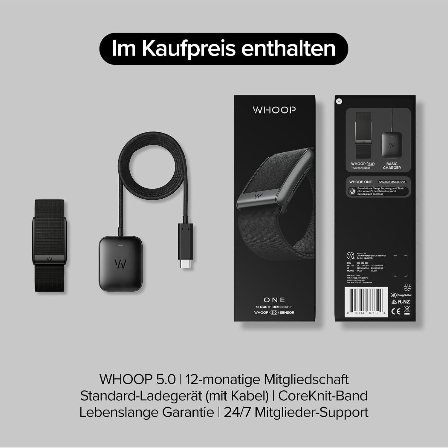 WHOOP 5.0/MG Activity Tracker – 12-monatige Mitgliedschaft – Gesundheits- und Fitness-Tracker, Schlaf-Tracking, personalisiertes Coaching – Bild 8