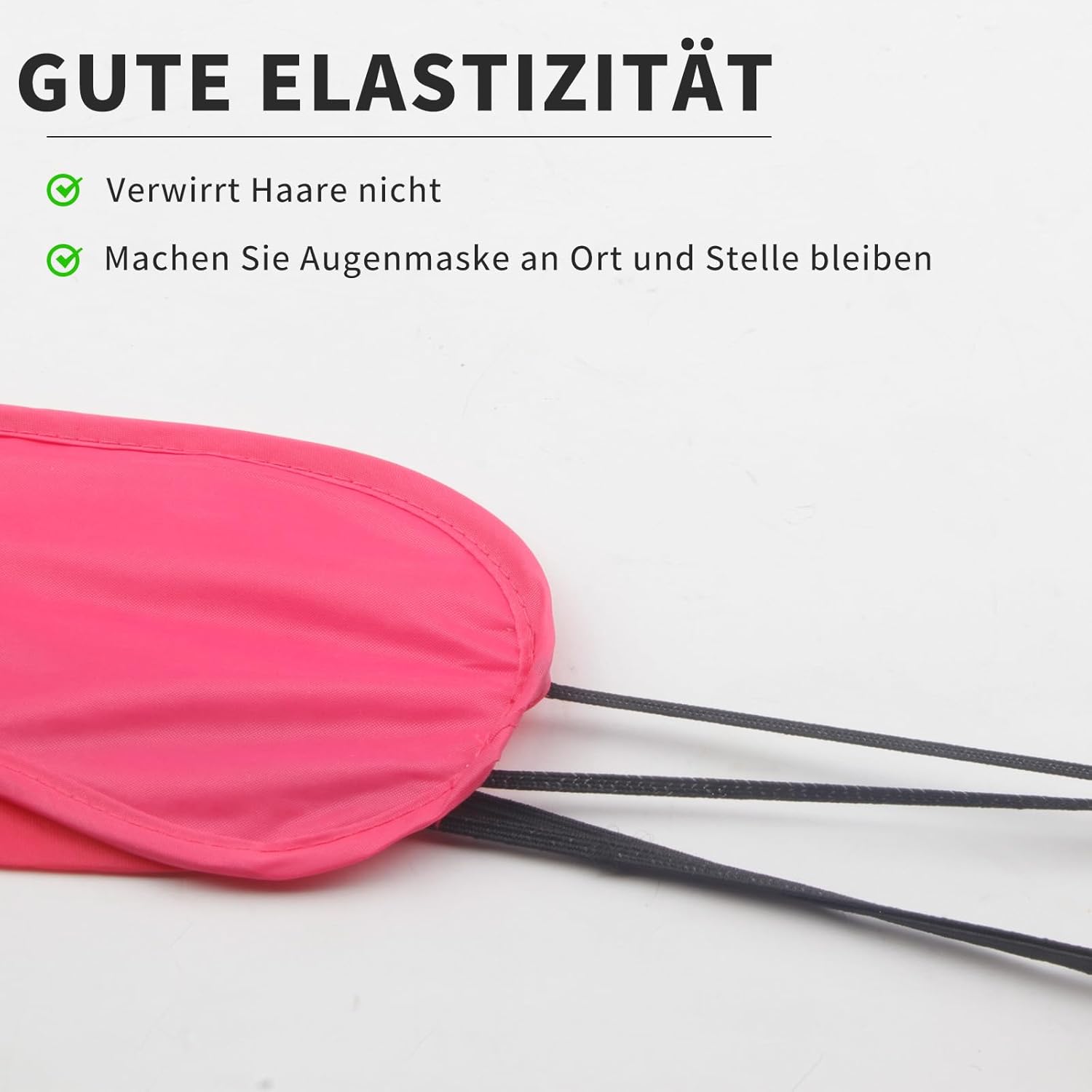 12 Stück mehrfarbige Schlafmasken, Augenmaske mit Nasenpads und elastischen Bändern, lichtblockierende Augenbinde für Seitenschläfer, Damen, Herren, Reisen, Party, Schlafen (12 Farben) – Bild 3