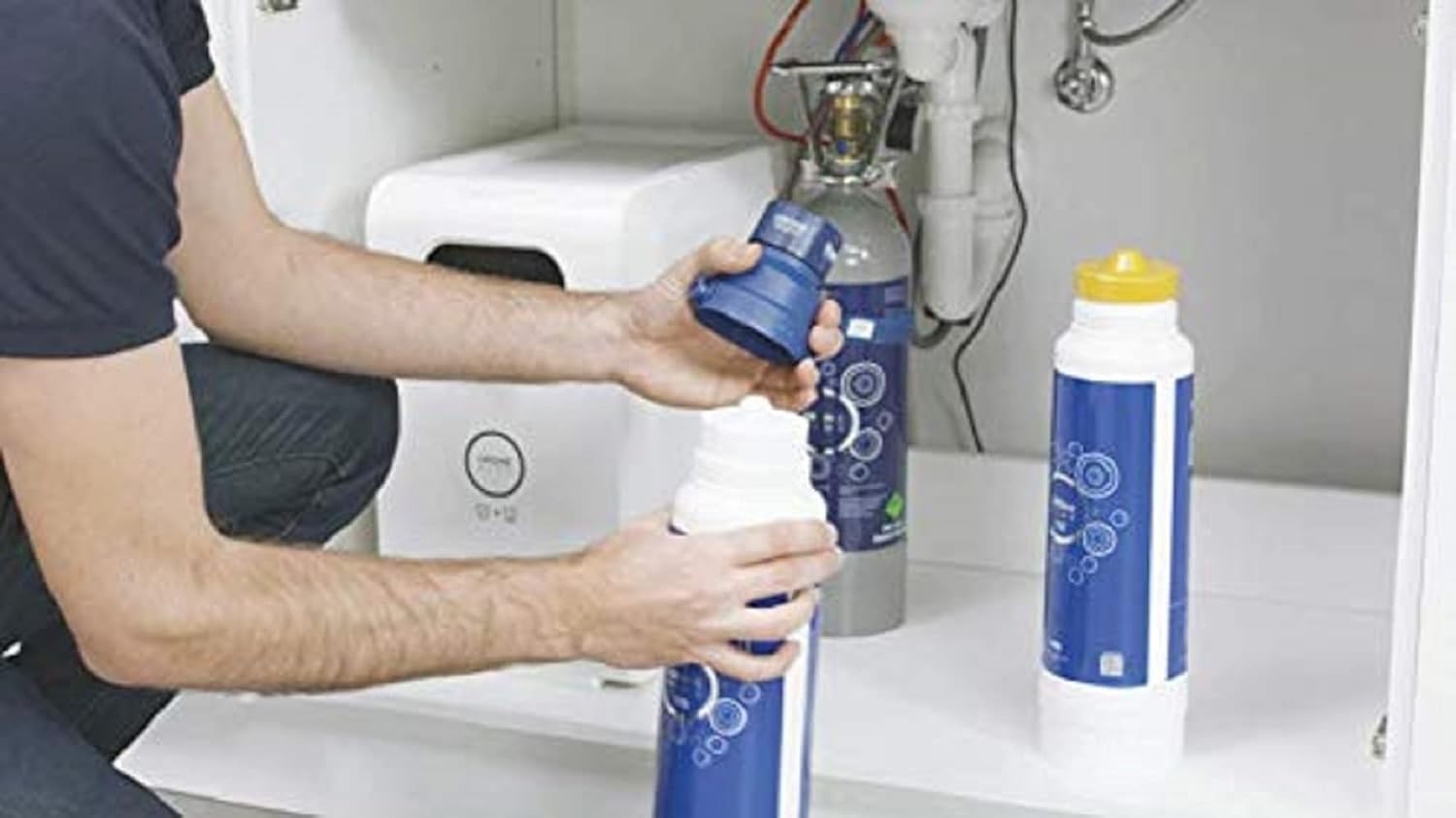 Grohe 40430001 1500-L Filter für Blaufiltersystem, Chrom, M – Bild 2