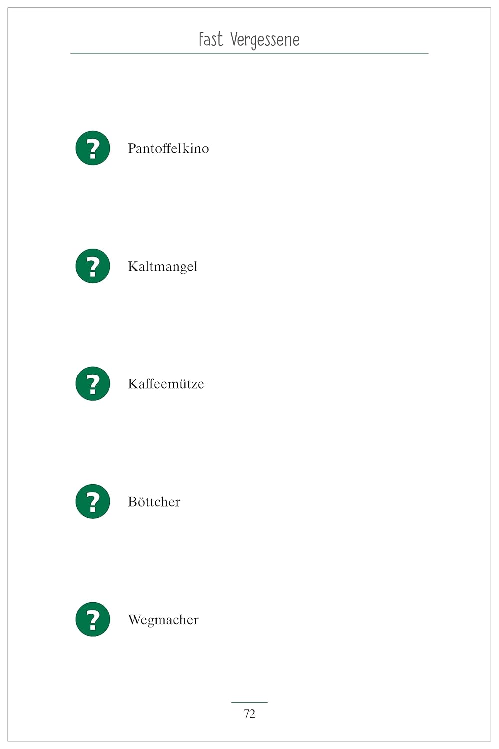 Demenz Beschäftigung. Das Quiz - Gedächtnistraining für Senioren. Fast vergessene Begriffe, Berufe, Gegenstände. Beschäftigung und Aktivierung mit ... für Senioren - auch mit Demenz, Band 3) – Bild 11