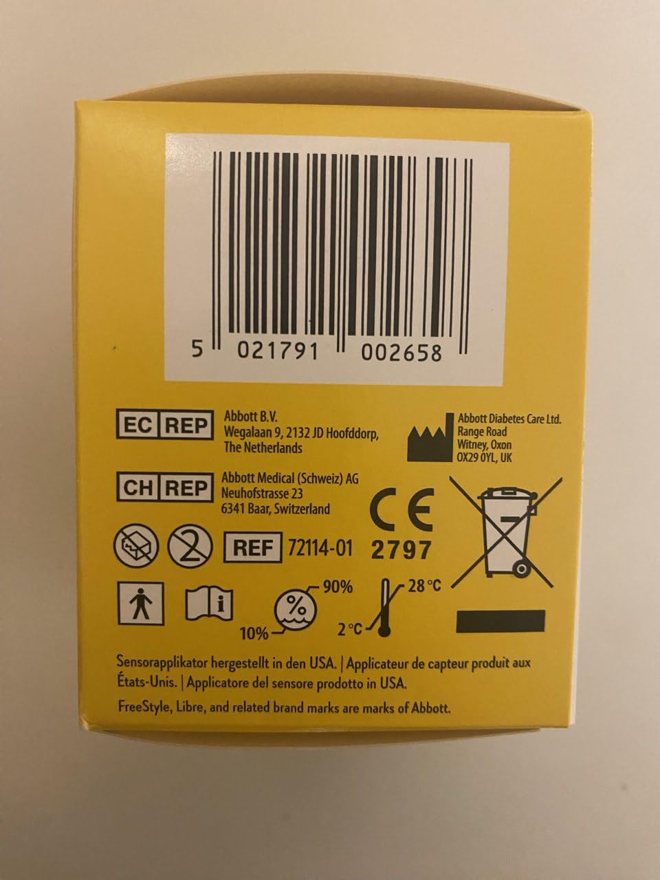 FreeStyle Libre 3 Diabetes Sensor 1 Stück Blutzuckermessgerät Becopa Gutschein einteilig, weiß – Bild 2