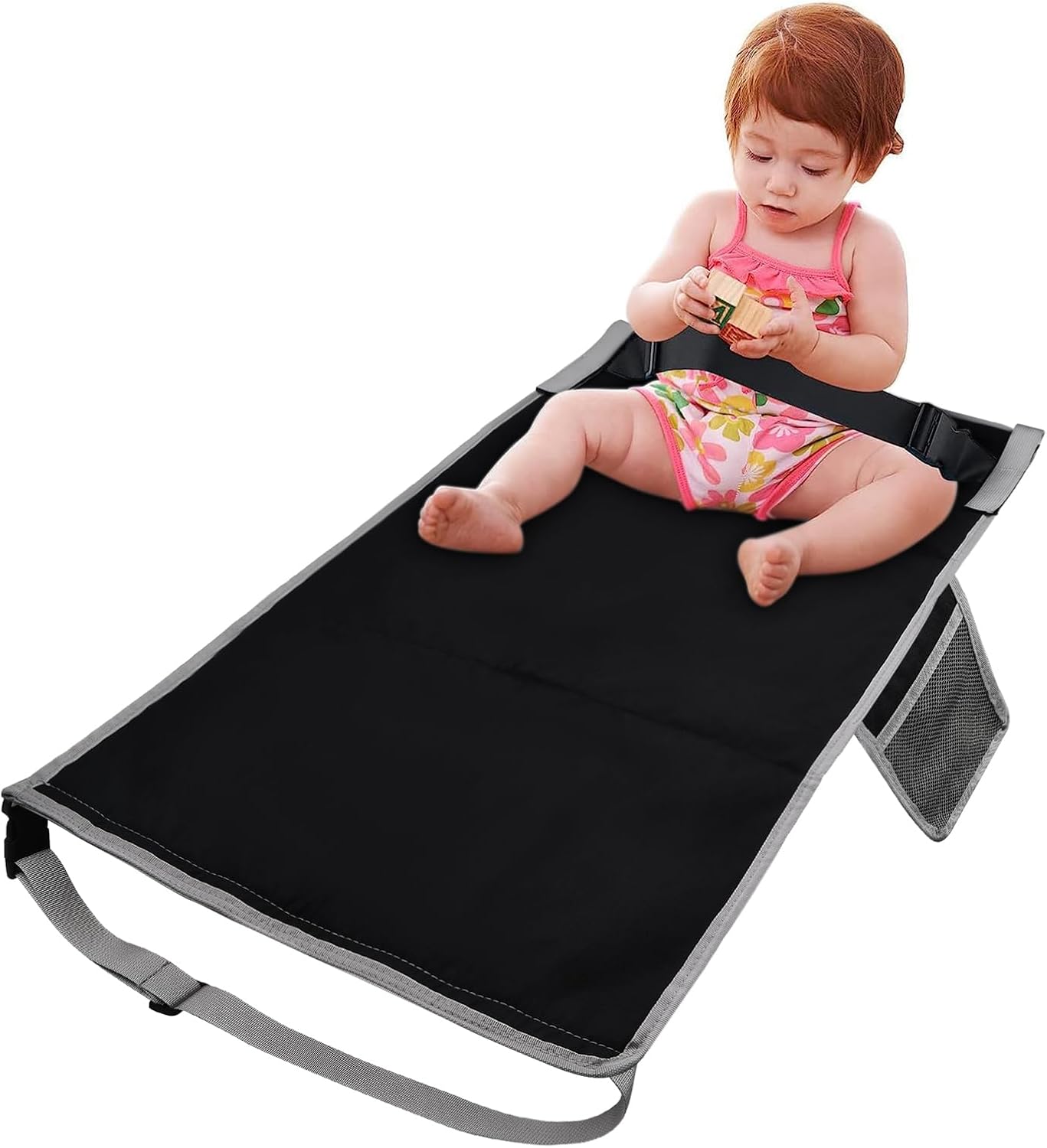 Fußstütze für Kinder – Flugzeugsitzverlängerung, leicht und faltbar, unverzichtbar für Kinderflugzeuge, 44 x 79 cm