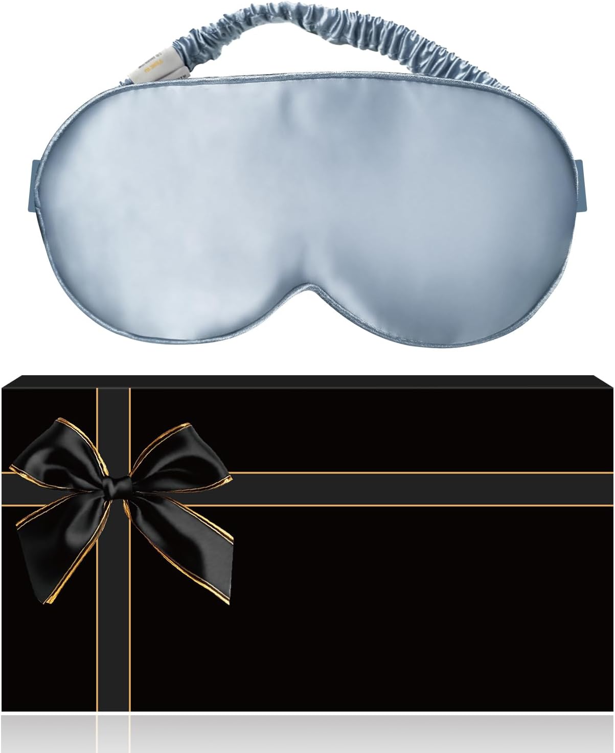 YUNCHI Schlafmaske aus 100 % Seide für Damen und Herren, Mädchen, verstellbare Augenmaske, Damen-Schlafbrille, 19 Momme, reine Maulbeerseide, atmungsaktiv, Reiseschlafbrille, Unisex-Set mit Ohrstöpseln