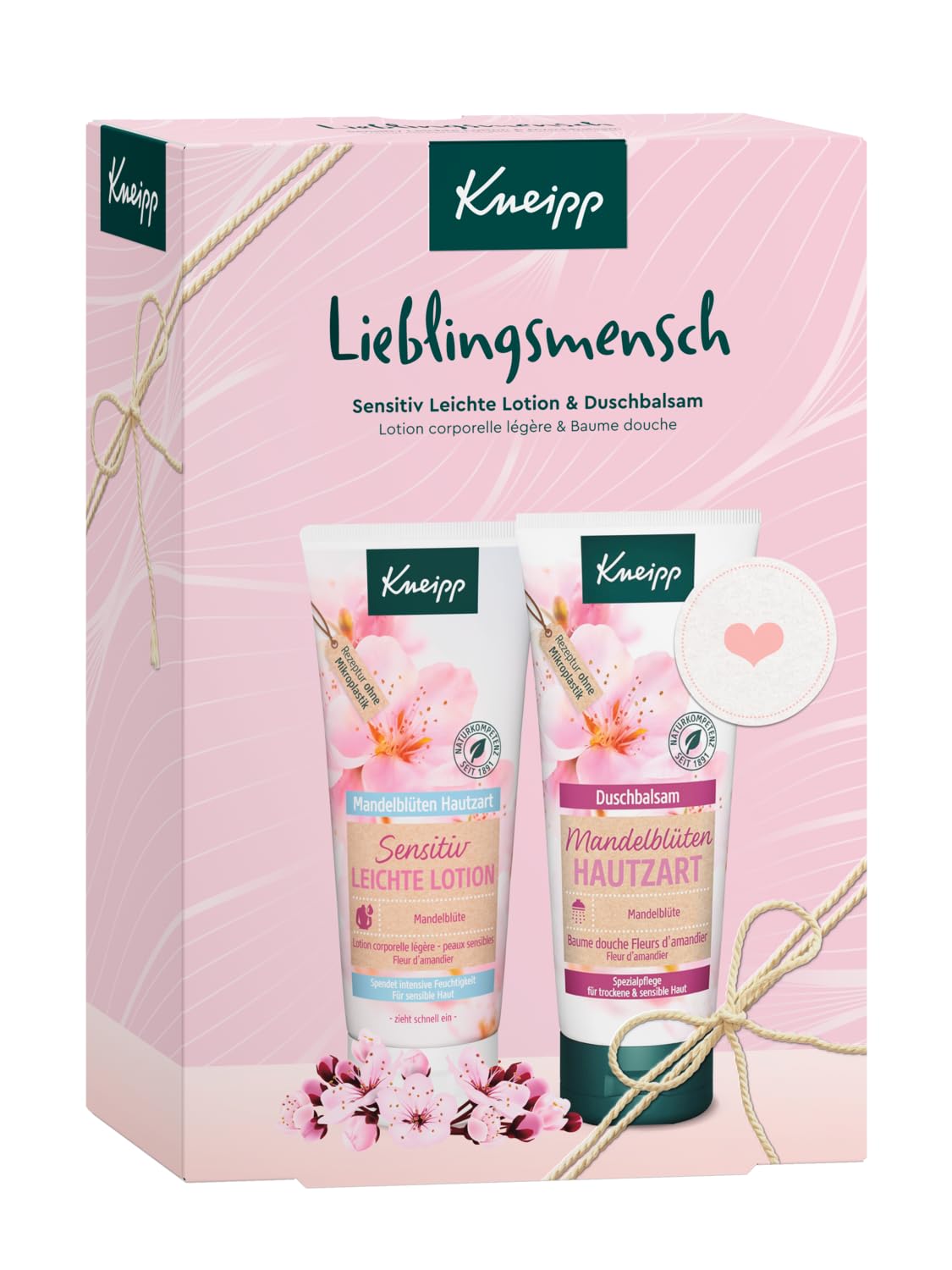 Kneipp Lieblingsmensch Mandelblüte Sanfte Haut Geschenkset 2 x 200 ml
