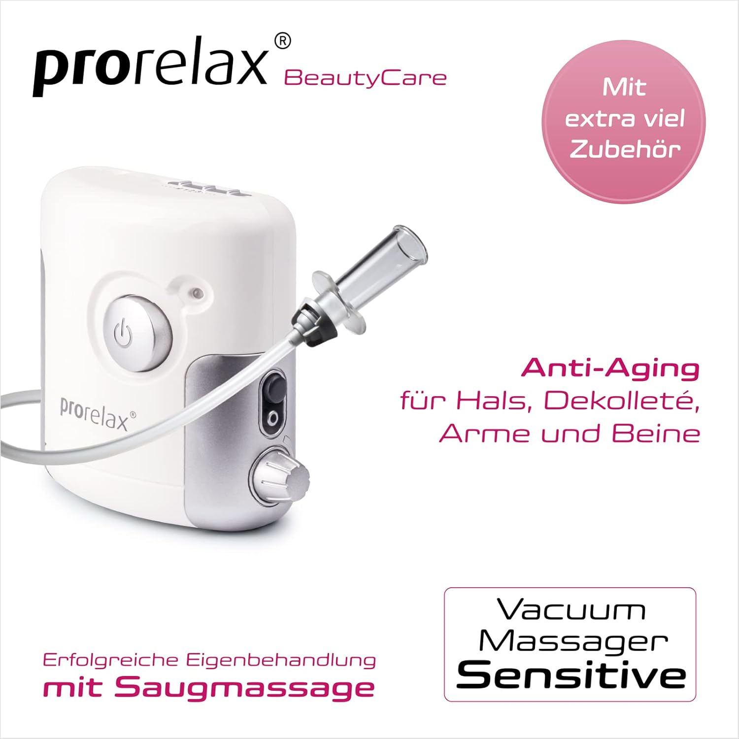 prorelax Sensitive Vakuum-Massagegerät – Für schöne und gesunde Haut – Bild 2