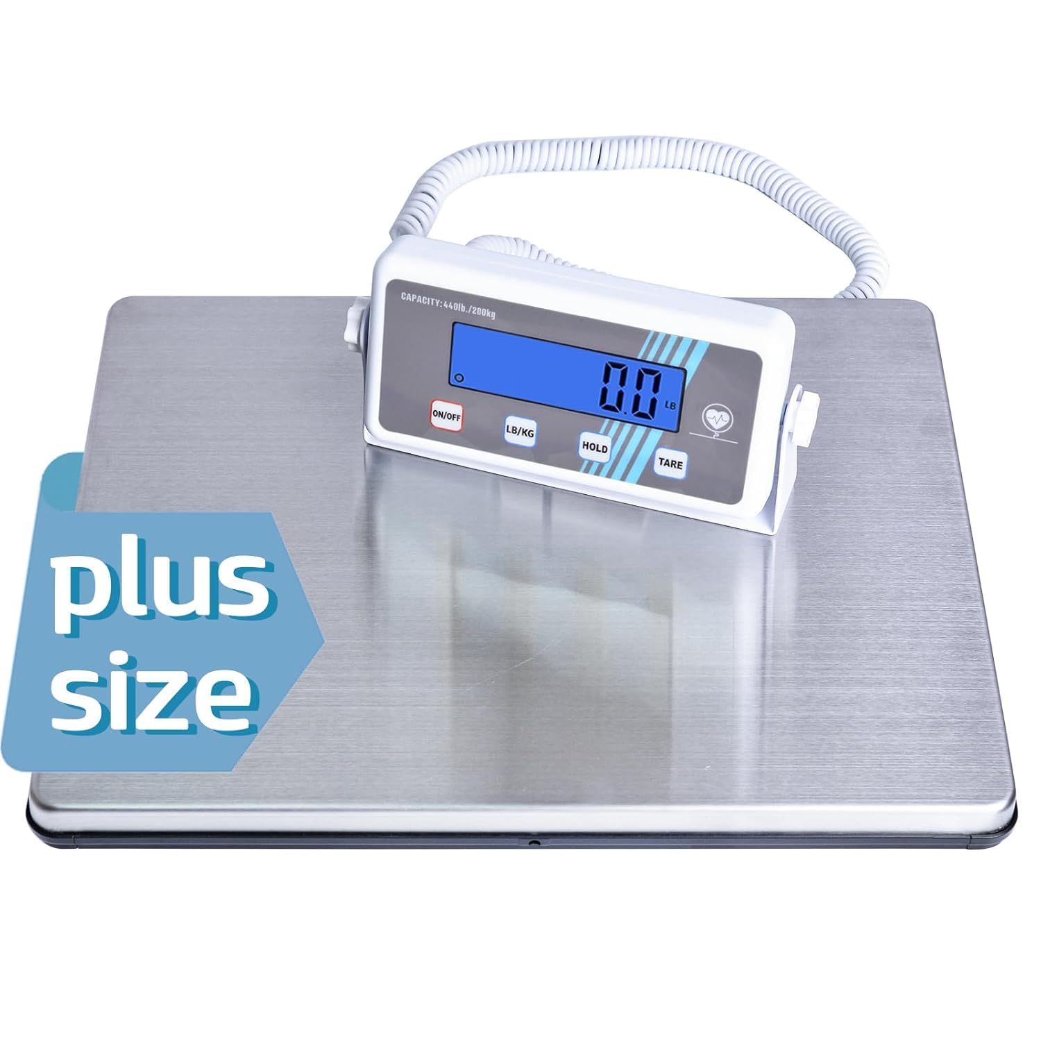 Extra große digitale Personenwaage 200 kg, medizinische Körperwaage hohe Präzision mit großem Display, professionelle Waage für Klinik, Büro, Zuhause