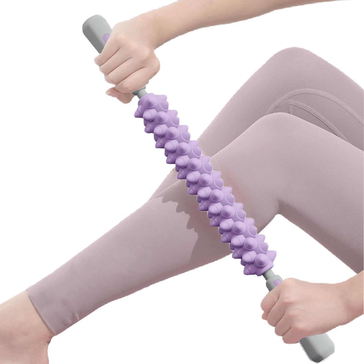 Massagestab – Manuelles Muskelroller-Werkzeug, Ergonomisches Entspannungsgerät | Ganzkörper-Entlastungsgerät, Tragbares Handmassagegerät, Handkonstruktion Zur Tiefenentlastung Des Gewebes Für Die Erho – Bild 8