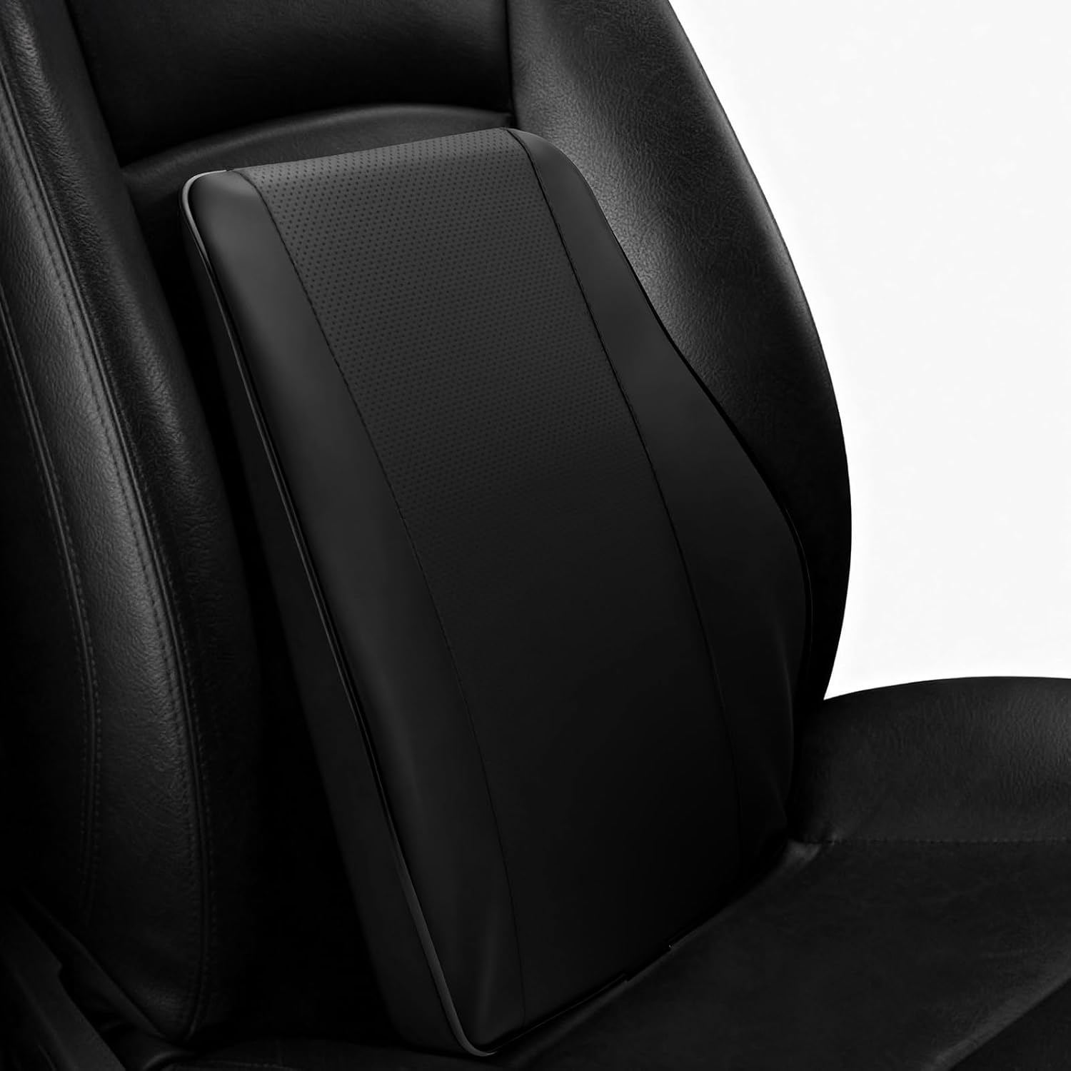 Mumjooyi Lendenkissen, Autokissen, Lendenwirbelstütze, ergonomisches Lendenwirbelstützkissen, verstellbare Lendenwirbelstütze, Lendenwirbelstütze, Lendenkissen, Auto-Rückenstützkissen für Auto, Zuhause, Büro, 42 x 35,5 x 9 – Bild 8
