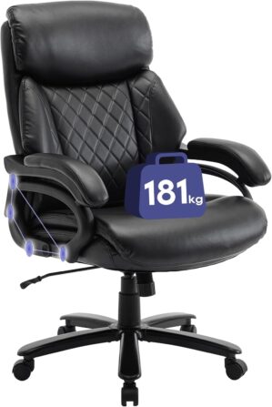 COLAMY XXL-Chefsessel (181 kg) – ...