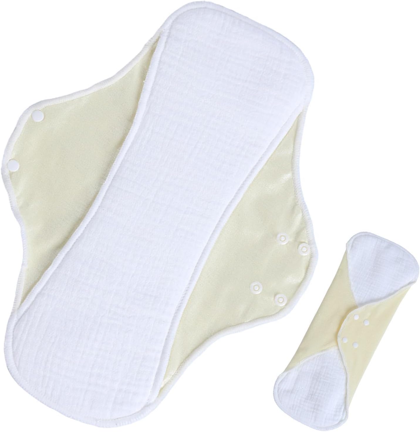 Strapazierfähige Menstruationseinlage aus Stoff, weiche, atmungsaktive Damenbinde, auslaufsicheres Design mit mehrschichtigem Saugkern, hochwertiges Baumwollmaterial, bequeme Passform, Hygieneprodukt für