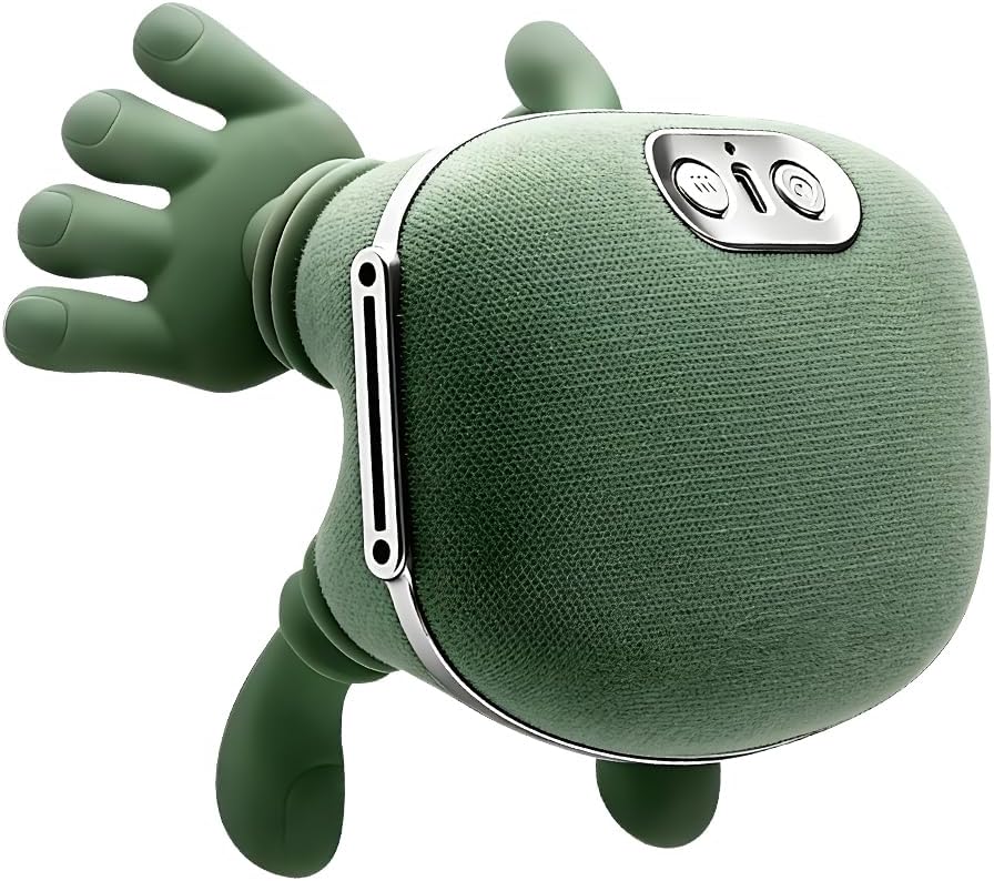 Nackenmassagegerät, Nackenmassagegerät mit 3 Massagestufen, 2 Temperaturstufen, Shiatsu-Nackenmassage, simuliertes Design einer menschlichen Hand für Zuhause, Büro, Reisen, Linderung von Müdigkeit – Bild 8