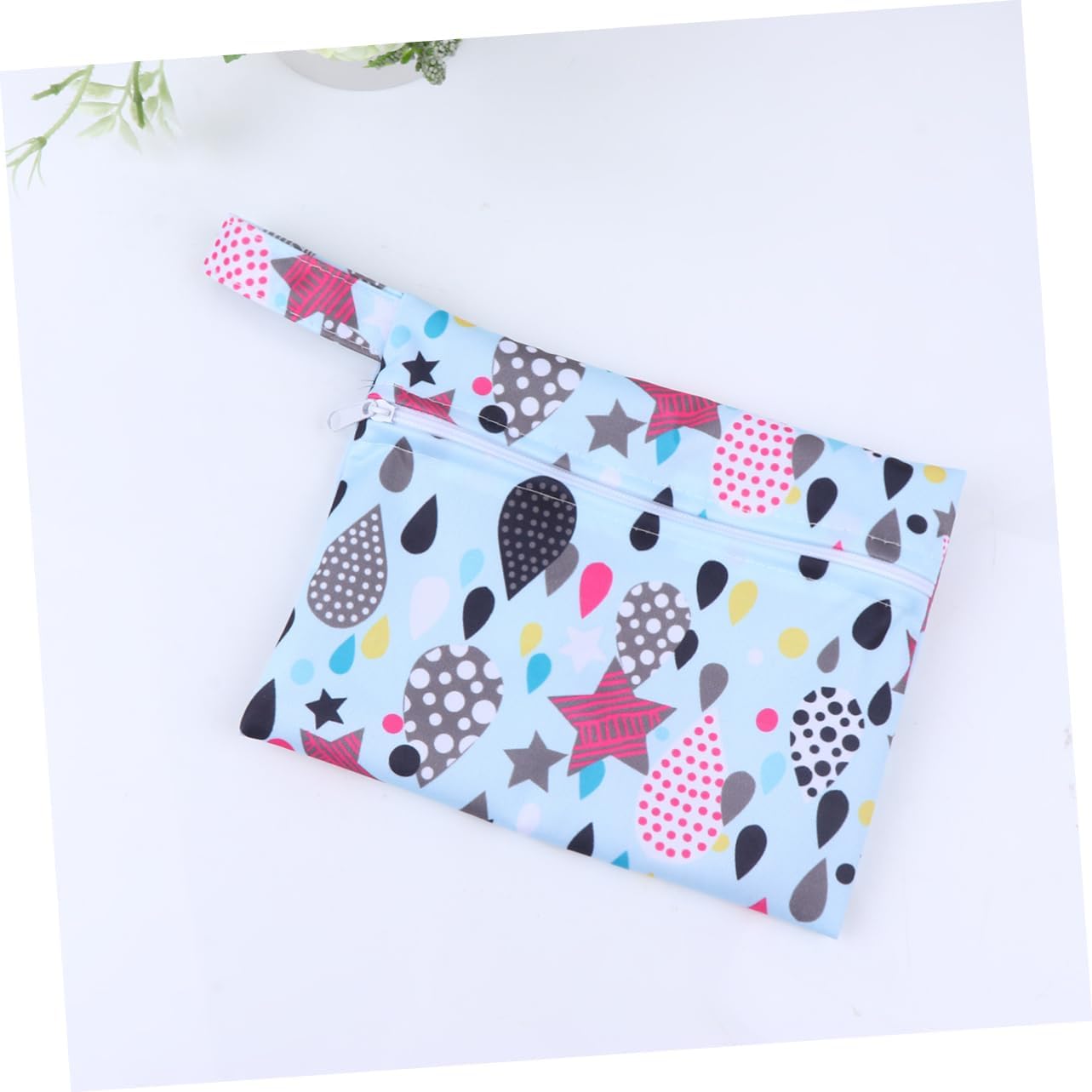 Holibanna waschbare Damenbinden, 8 Stück, atmungsaktive Baumwolle mit Holzkohle, wiederverwendbare Hygieneprodukte für Frauen, faltbar und hautfreundlich, für Menstruation und Reisen – Bild 4