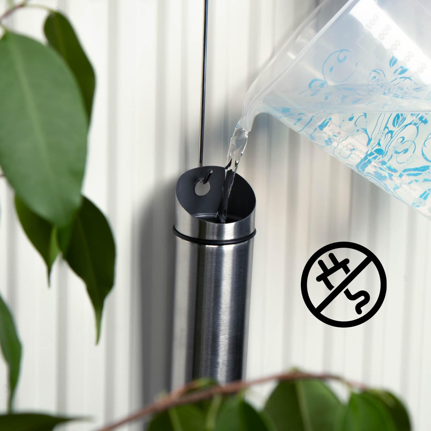 com-four 4 x Luftbefeuchter aus Edelstahl – Verdampfer für hängenden Heizkörper – Wasserbehälter mit S-Haken für ein angenehmes Raumklima – Bild 4