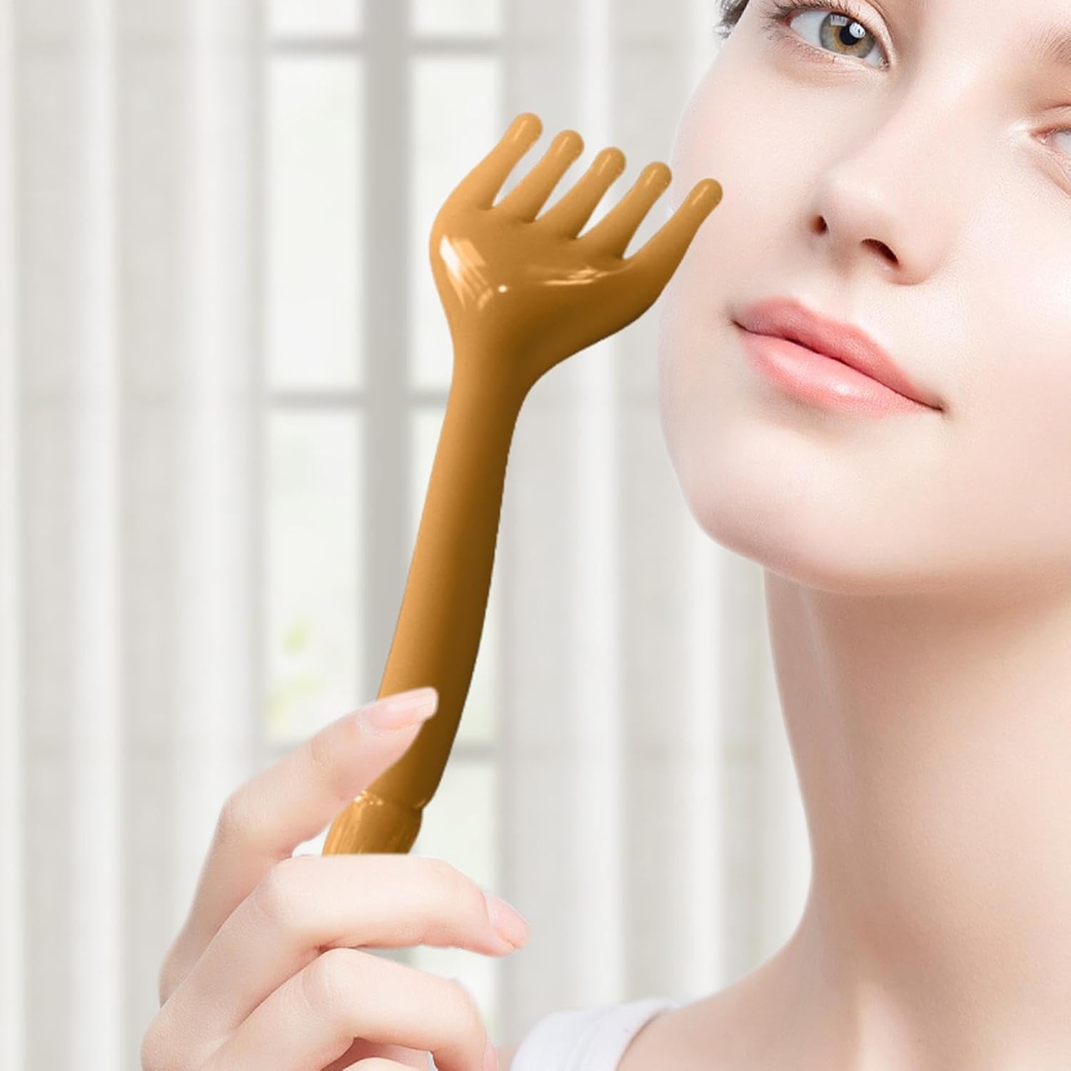 Massagegerät für den Kopf – Körpermassagegerät mit fünf Klauen aus Kunstharz, tragbares Entspannungsgerät | Sanftes ergonomisches Design, Mehrzweck-Therapiegerät für Kopfhaut, Nacken, Rücken, Schulter – Bild 8
