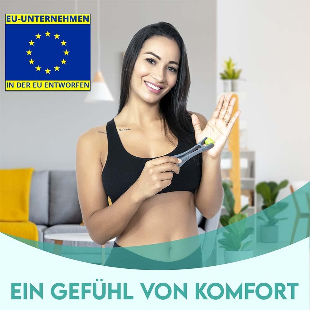 Cozlow Hand- und Fingermassagegerät, doppelseitiger Massageroller für Arthritis und Karpaltunneltherapie, Druckpunktmassagegerät zur Linderung von Fingerschmerzen – Bild 4