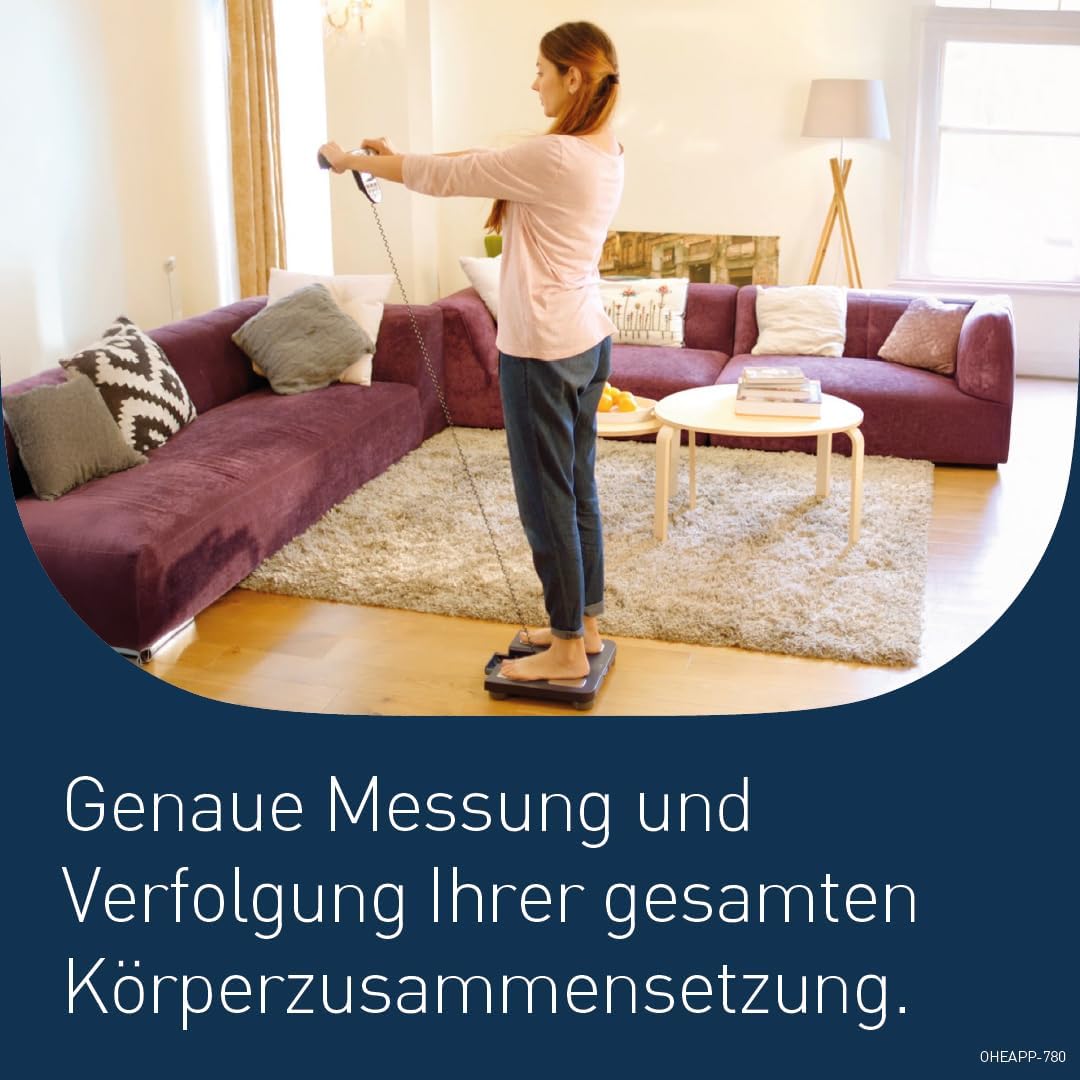 OMRON BF511 Klinisch validierter Ganzkörper-Analysemonitor mit 8 hochpräzisen Sensoren zur Hand-zu-Fuß-Messung – Türkis – Bild 3