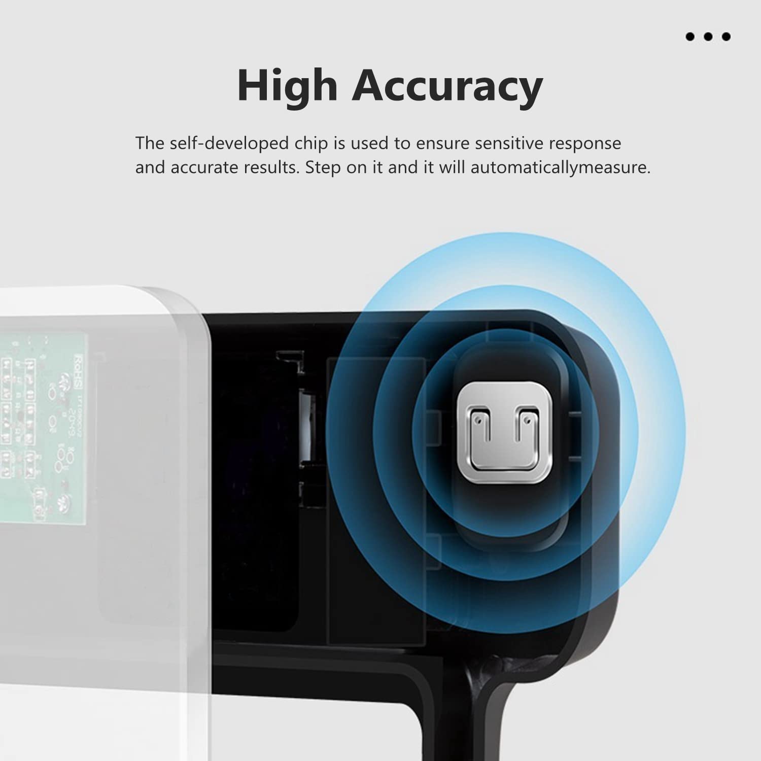 Körperfettwaage Digitale Personenwaage mit App, Smartwaage Bluetooth Körperanalysewaage mit Körperzusammensetzungsfunktion, 150 kg/330 LB, 26 x 26 cm, LED-Anzeige (Schwarz) – Bild 6
