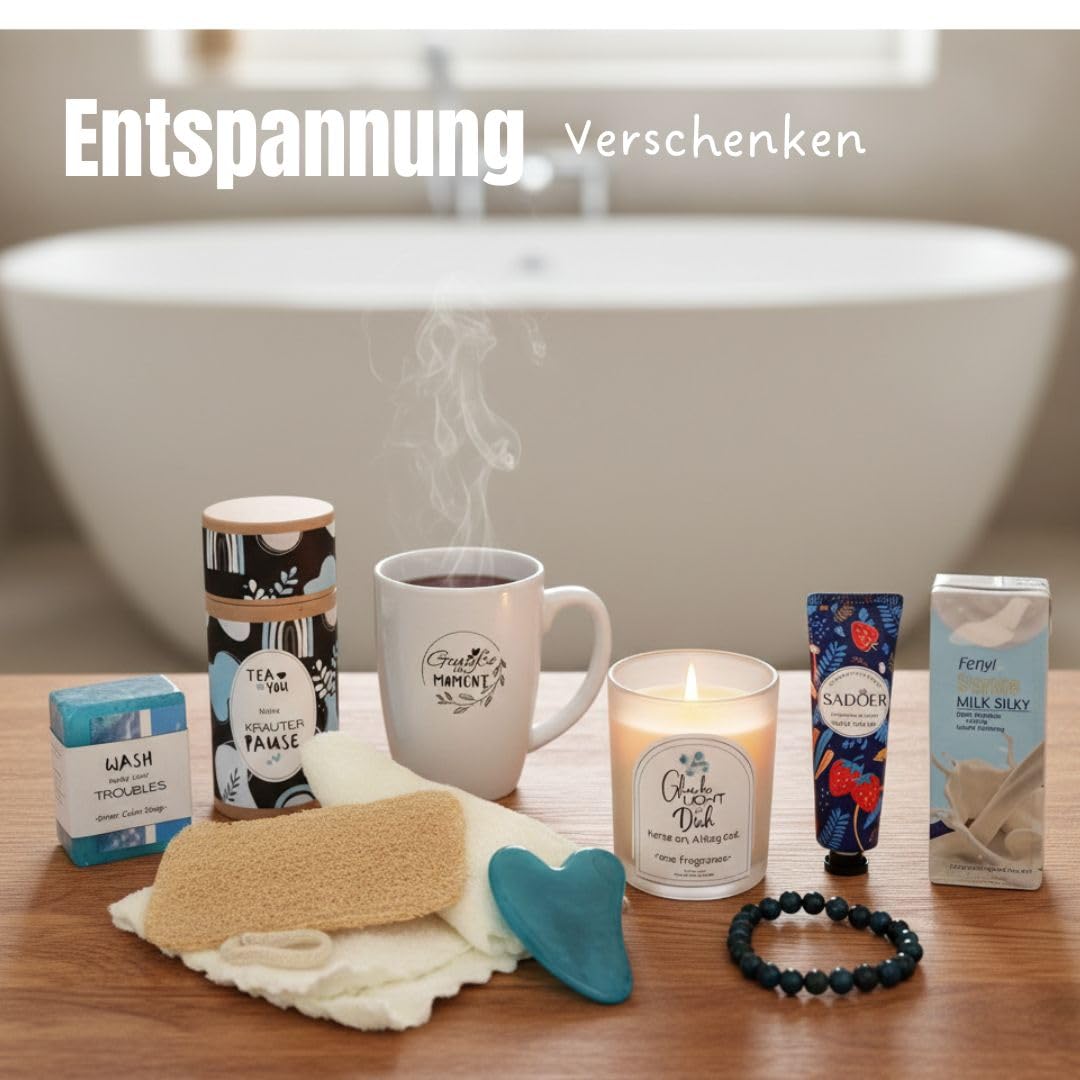 Wellness-Geschenkset für Frauen, kleine Auszeit, Wellness-Geschenkkorb, Frauengeschenk in Geschenktüte, Geschenke für Freundin, Geburtstagsgeschenk für Frauen, Entspannungsgeschenk – Bild 7