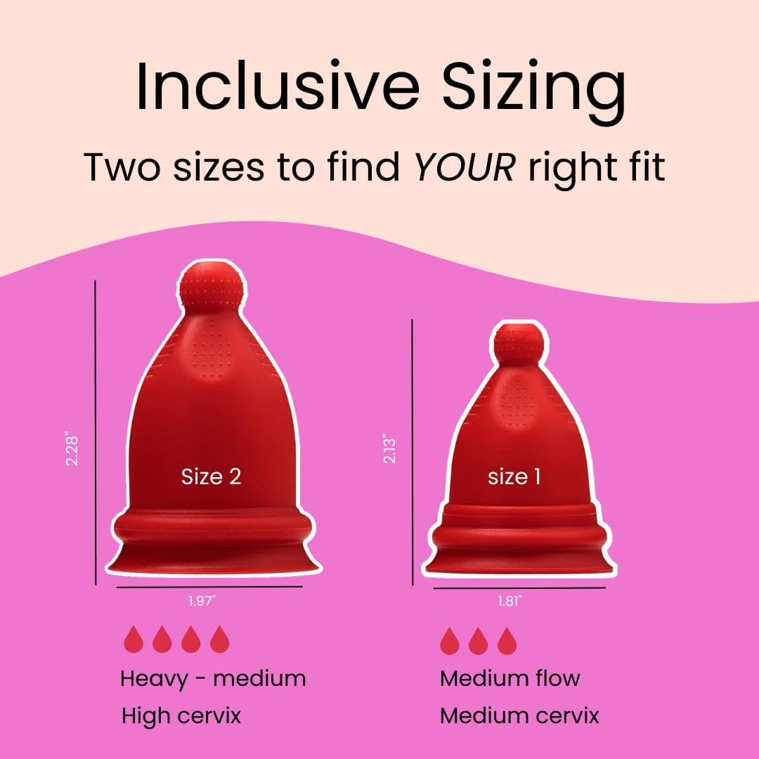 Bfree Menstruationstasse – wiederverwendbare Menstruationstasse, auslaufsicher, umweltfreundlich, Tampon/Pad, alternatives Damenhygieneprodukt für die Menstruation, Teenager, Frauen – Bild 6