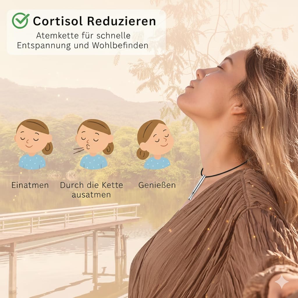 Set mit 2 Premium-Halsketten gegen Panikattacken und Angstzustände – Stressabbau, Senkung des Cortisolspiegels und Hilfe bei Angststörungen – Hoki-Halskette für mehr Frieden und Gelassenheit – Bild 7