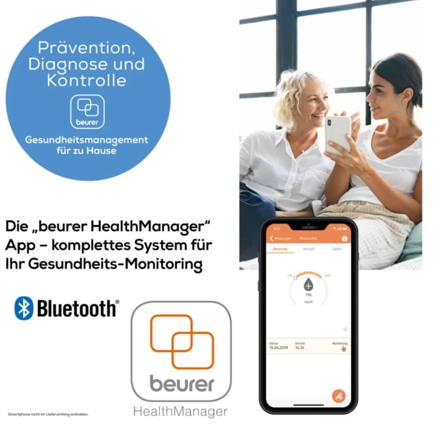 Beurer Medical GL 49 (mg/dL) Blutzuckermessgerät-Set – Bild 8