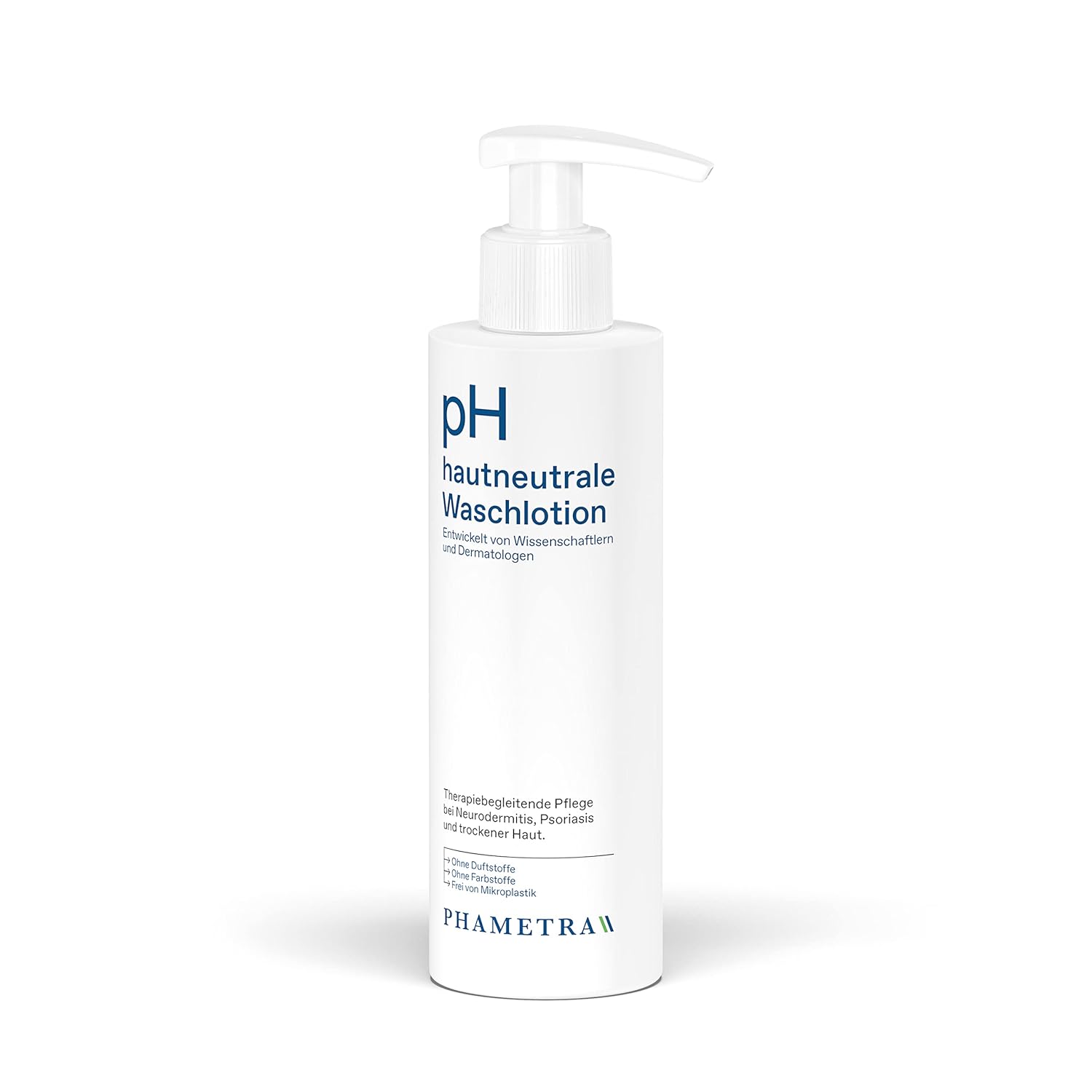 PHAMETRA pH-neutrale Waschlotion | Medizinische Hautpflege | Milde Reinigung für empfindliche Haut | Keine Duft- und Farbstoffe | pH-Wert 5,5 | 200 ml