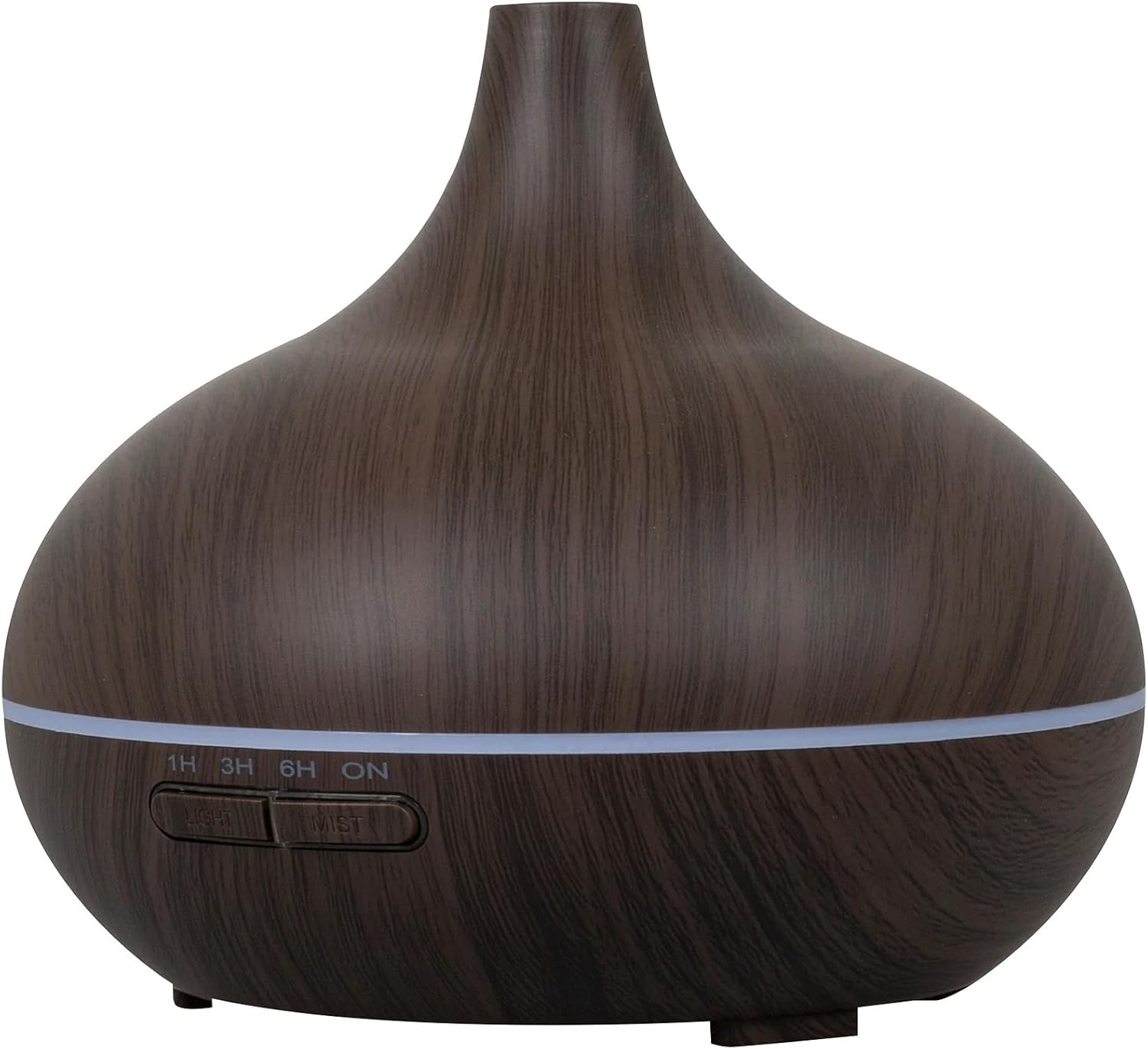 Ambiano Aroma-Diffusor 300 ml – Ultraschall-Luftbefeuchter mit 14 Farben LED-Licht & Timer, Aromatherapie, Ölbrenner für ätherische Öle (dunkel) – Bild 4