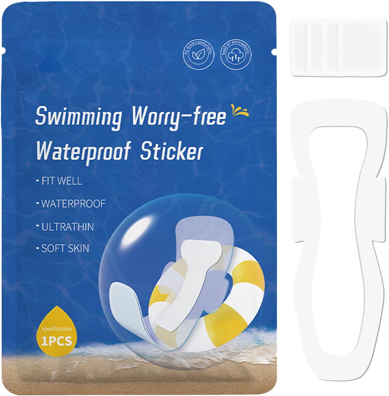 Wasserdichte Damenbinden zum Schwimmen, hypoallergene Hygieneprodukte für den Wasserkreislauf – Menstruationsschutz für Badeanzüge, Intimbereich, Reisen, Outdoor-Aktivitäten