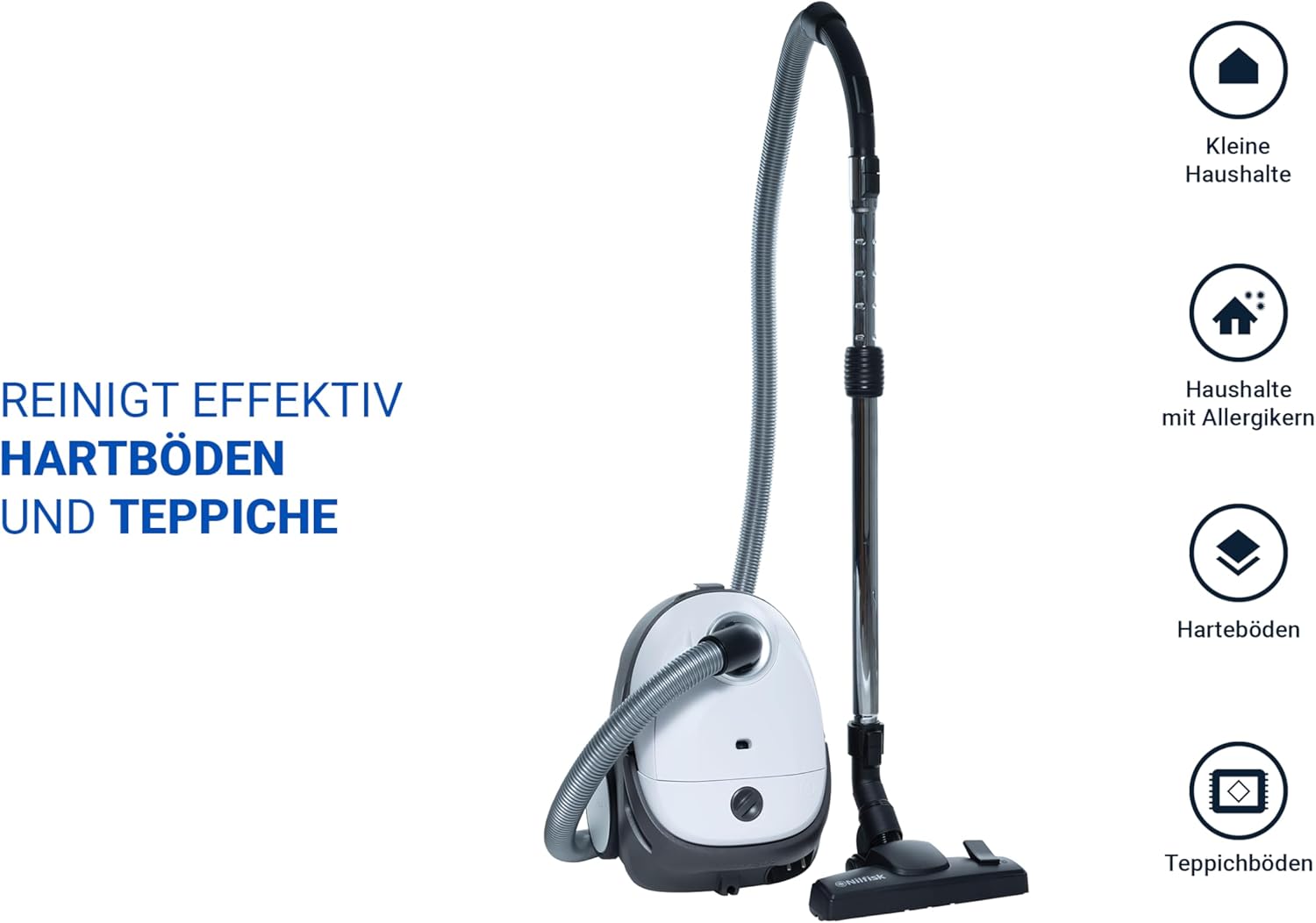 Nilfisk Vacuum One – (750 W, A, 26 kWh, 280 W, 220 – 240, 50 – 60) – Bild 3