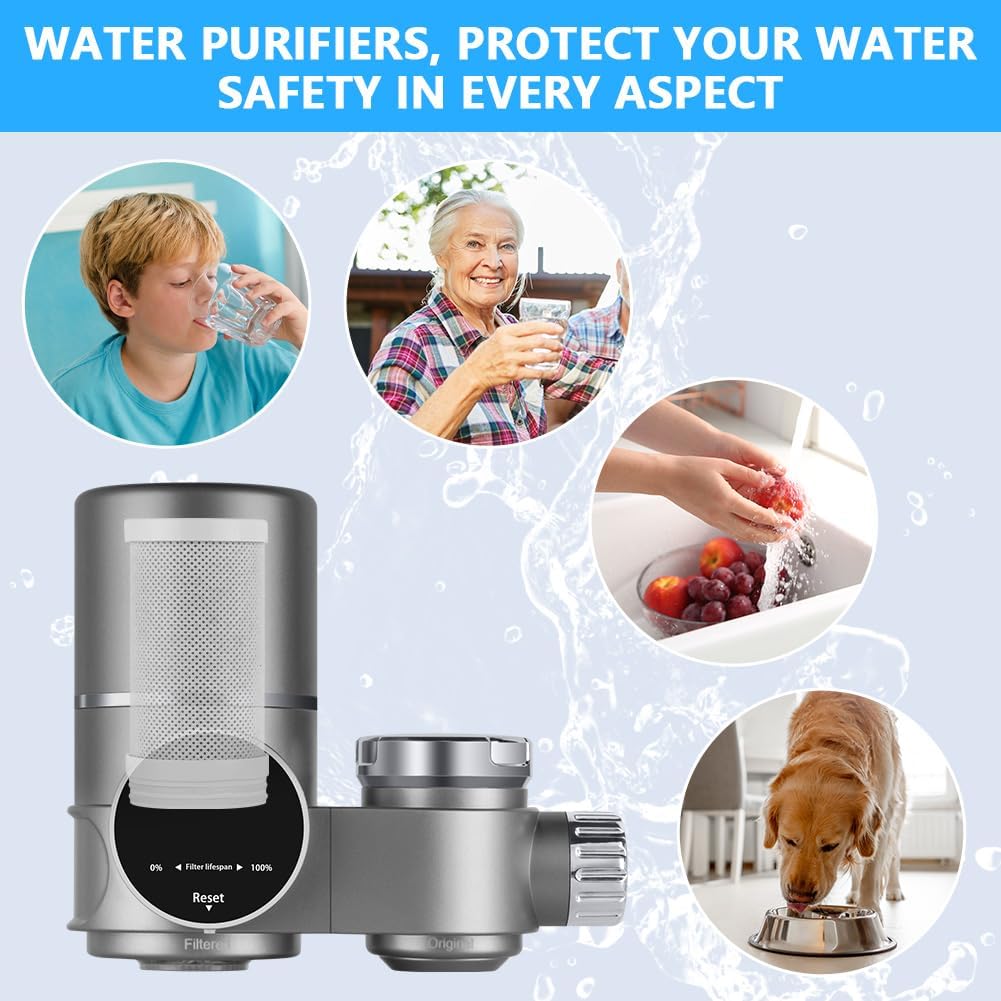 HOTUT Aktivkohle-Blockfilterkartusche, austauschbares Wasserfilter-Wasserhahn-Filterelement, Wasserfilter-Ersatzkartuschen für Edelstahl-Wasserhahn, reduziert Chlor, Geschmack und Geruch – Bild 7