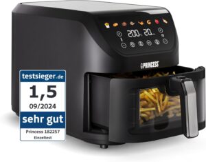Princess SlimFry Airfryer, 8 l Fass...
