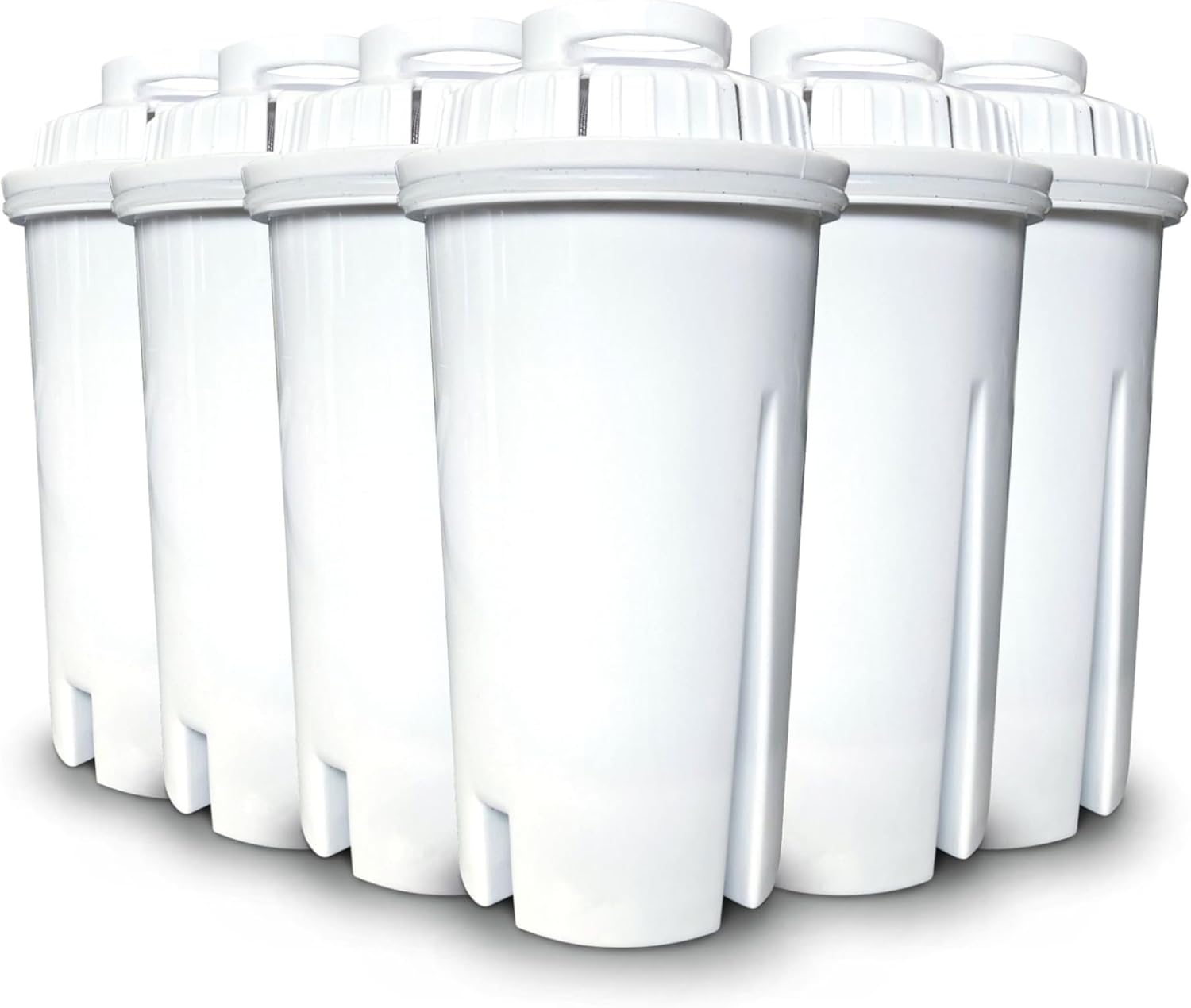 CASO Ersatz-Wasserfilter (6er-Set) – für Heißwasserspender, Verbesserung der Wasserqualität, Reduzierung von Kalk, Chlor und Schadstoffen, 5-Schicht-Filtrationsprinzip