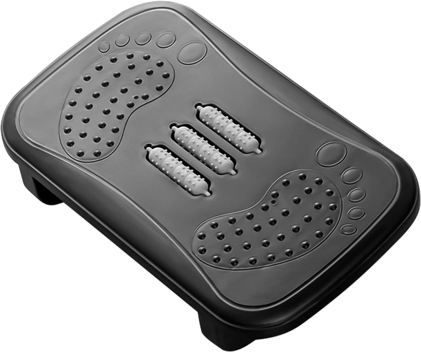Fußstütze unter dem Schreibtisch, Fußstützen-Schreibtisch mit Massagefunktion, rutschfester Fußstützen-Schreibtisch, lindert Bein-, Knie- und Rückenschmerzen, für Zuhause, Büro, Reisen