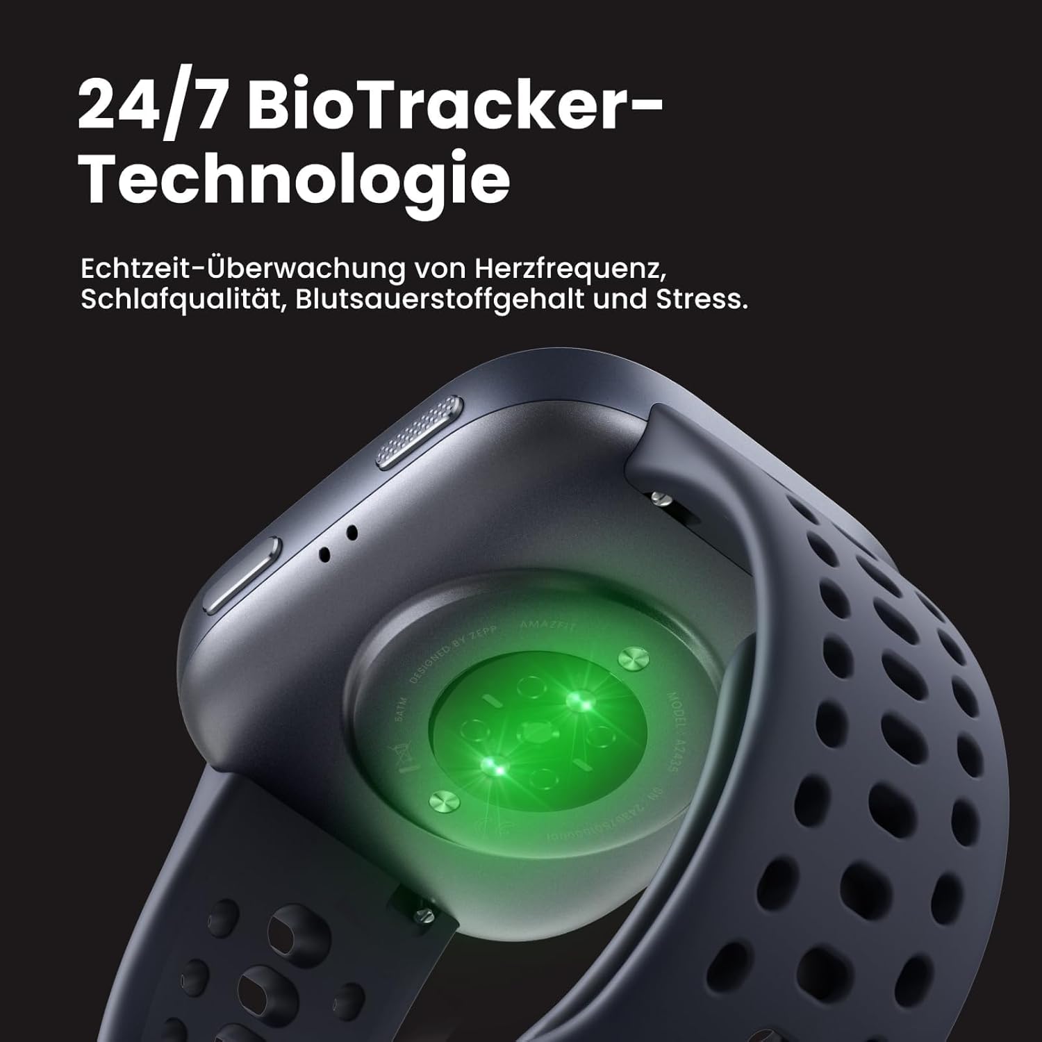 Amazfit Bip 6 Smart Watch 46mm, 14 Tage Akku, 1,97“ AMOLED, GPS & kostenloses Kartenmaterial, AI, Bluetooth Anruf Textfunktion, Gesundheit, Fitness Schlaf-Tracker, 140+ Trainingsmodi, 5 ATM – Bild 5